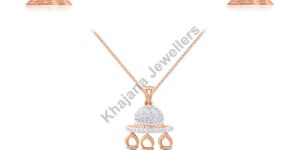 Sovereign Rod Diamond Pendant Set