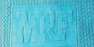 Sky Blue Rubber Cow Mat