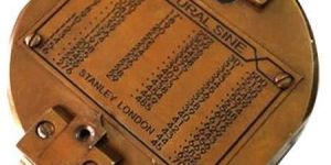 Round Polished Brunton Compass