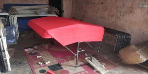 Red Cotton Tractor Roof Canopy
