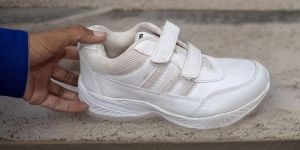 Boys White School Shoes