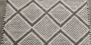 Woolen Jacquard Rectangle Carpet