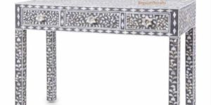 Mother of Pearl Inlay Drawer Table