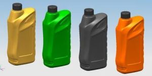 Multi Coloured Engine Oil Bottle