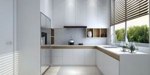 L Shape Modular Kitchen Designing Service