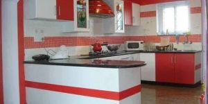 U Shaped Modular Kitchen Designing Service