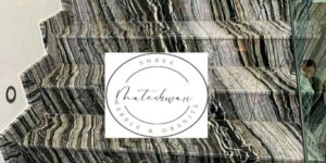 Stair Black Marble Slab