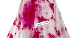 Women Skirts Tie Dye Printed