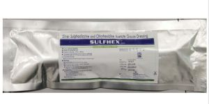 Silver Sulfadiazine and Chlorhexidine Acetate Gauze Dressing