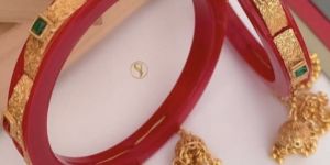 Brass High Gold Bangle