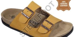 Mens Nubuck Leather Slipper Brkn Cork Series