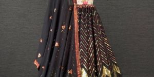 Sequins Embroidery Work Georgette Lehenga Choli