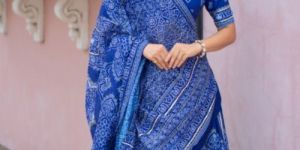 Vaishali Silk Printed Bandhani Lehenga Choli