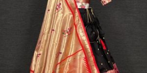 Weaving Zari Work Jacquard Paithani Lehenga Choli