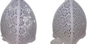 White Hanging Iron Lantern