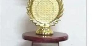 Fibre Cup Wooden Trophy