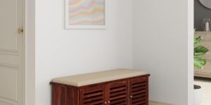 Wooden Shoe Rack