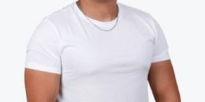 Mens Round Neck Plain Sublimation T-Shirt