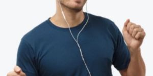 Mens Round Neck Plain T-Shirt