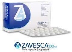 Zavesca Miglustatum 100 Mg Capsule