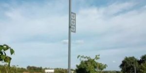 Square Street Light Pole