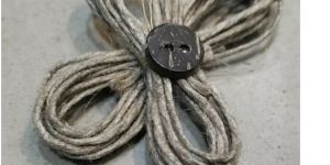 Grey Jute Flower
