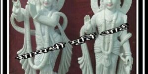 Radha Krishna Marble Statue