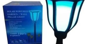 Solar Powered Garden Wall Pillar Light