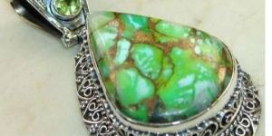 Copper Turquoise Pendant
