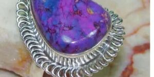 Purple Turquoise Ring