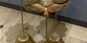 Brass Candle Stand Set