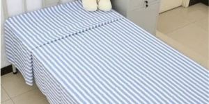 Cotton Striped Hospital Bedsheet Fabric