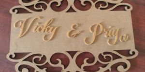 Wooden Welcome Board