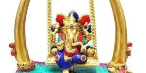Brass Ganpati Jhula