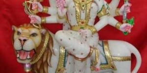 Marble Durga Statue