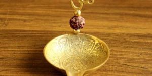 Brass Om Diya