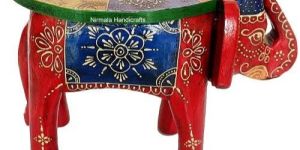 Wooden Elephant Stool