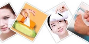 Wet Facial Tissue