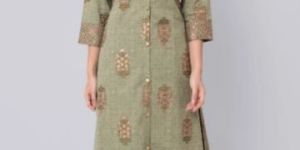 Floral Printed a Line Kurti Palazzo Set