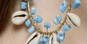 Natural Shell Hoops Imitation Earring