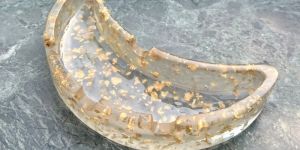 Resin Gold Ashtrays