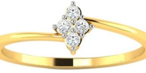 r338 Diamond Gold Rings