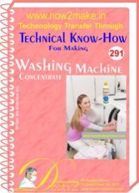 Washing Machine Concentrate Formulation (EReport)