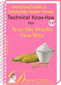 Yeast Dry Powder from Maize Manufacturing Technology eReport