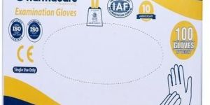 Pharmacare Latex Rubber Examination Gloves Pre Powdered