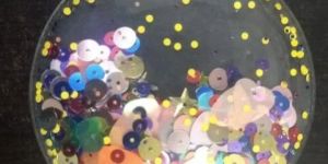 PVC Sequin Filled Patch