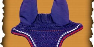 N.Blue Round Fly Veil