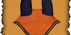 Orange Square Fly Veil