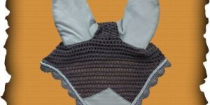 Taupe Round Fly Veil