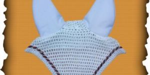 White Round Fly Veil